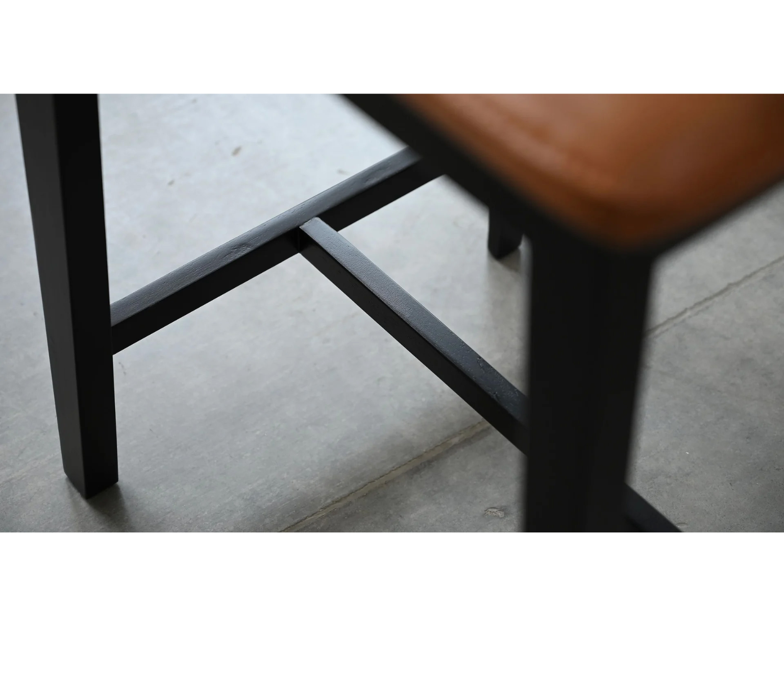 Holster Counter Stool - Palomino Sauvage Leather