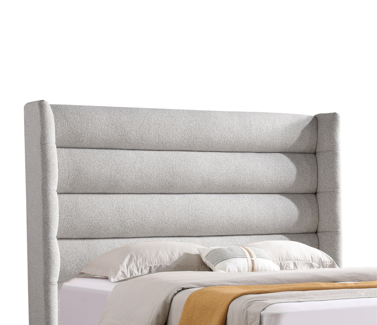 Paradox Upholstered Bed w/ Lift Storage - Dune Fabric