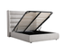 Paradox Upholstered Bed w/ Lift Storage - Dune Fabric