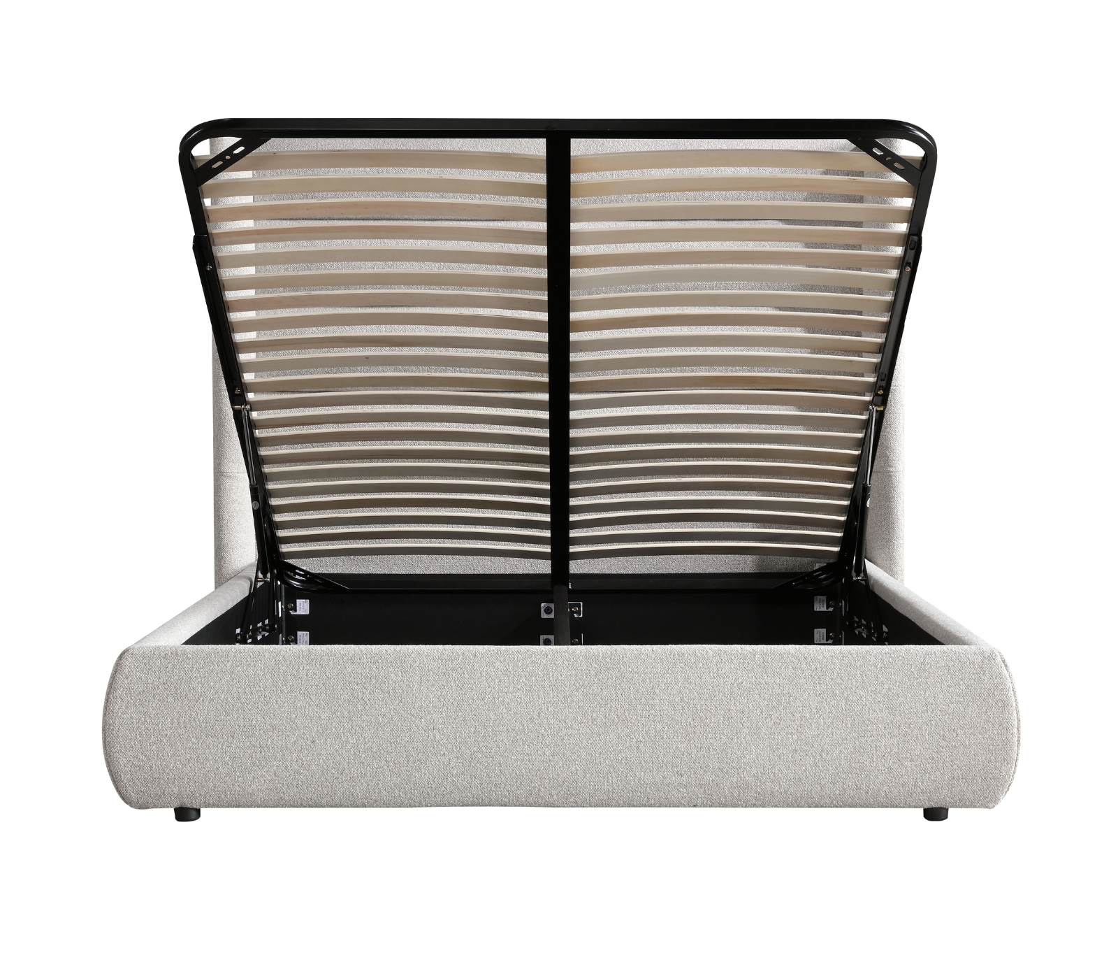 Paradox Upholstered Bed w/ Lift Storage - Dune Fabric