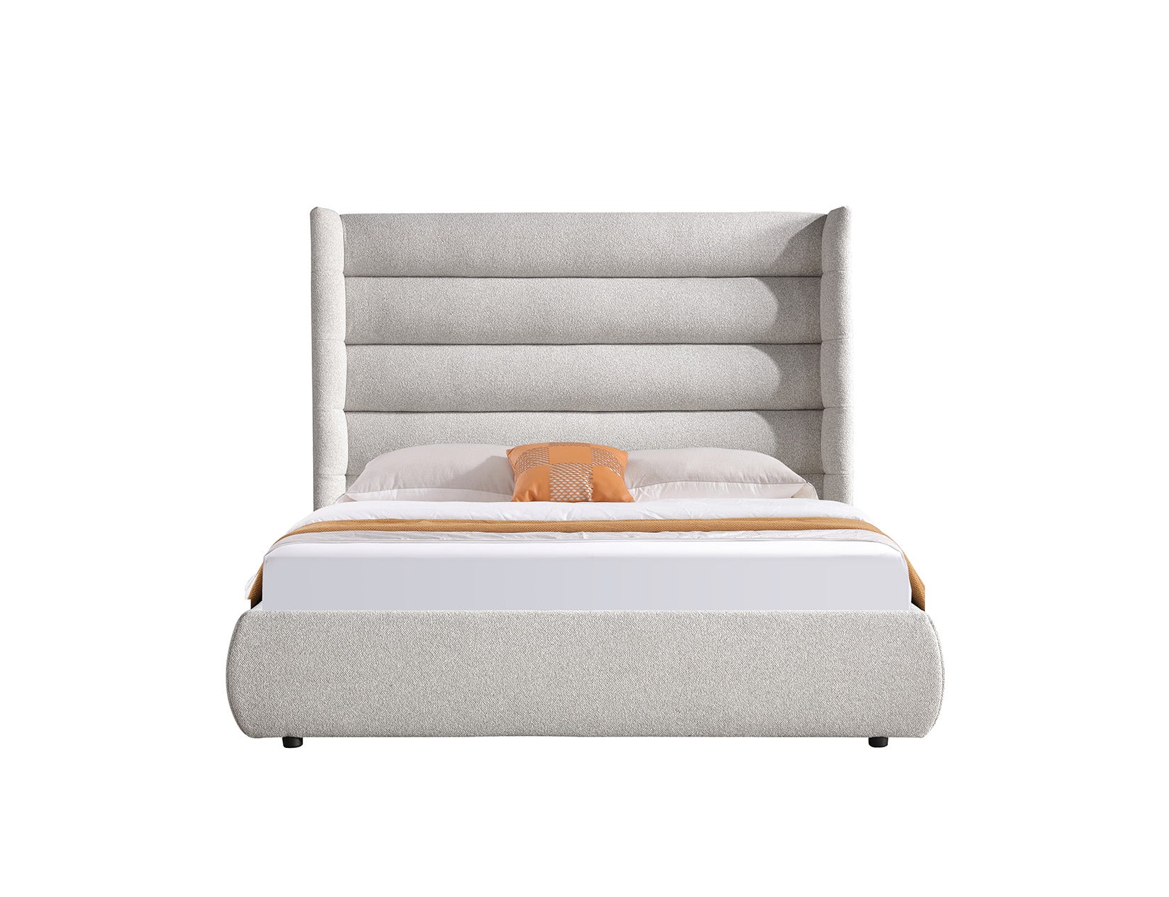 Paradox Upholstered Bed w/ Lift Storage - Dune Fabric