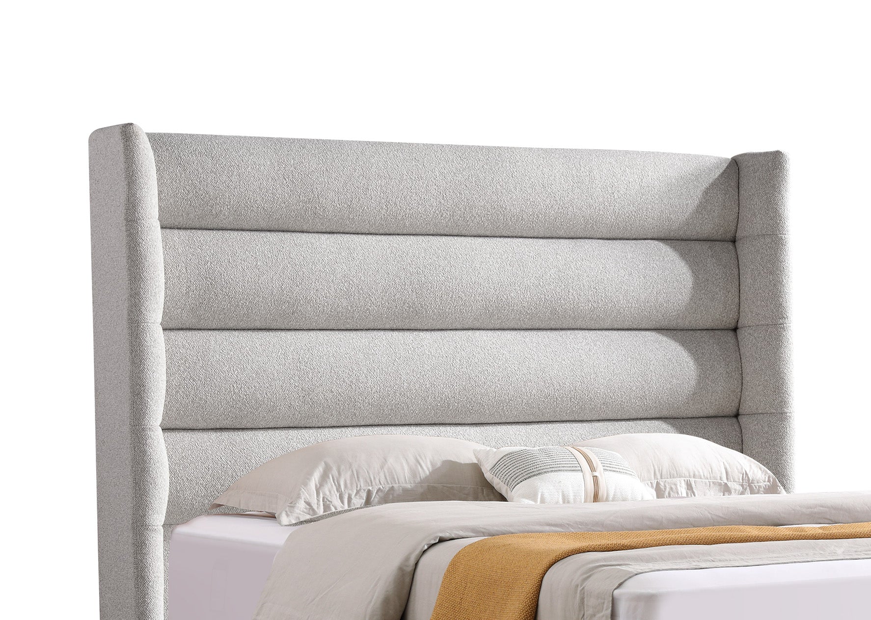 Paradox Upholstered Bed w/ Lift Storage - Dune Fabric