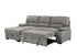 Philly 2 Piece Sectional w/ Pull-Out Sleeper - Ash Fabric