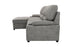 Philly 2 Piece Sectional w/ Pull-Out Sleeper - Ash Fabric
