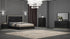 Pluto Upholstered Bed w/ LED Lights & Lift Storage - Jet Black