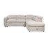 Preston 3 Piece Sectional w/ Pull-Out Sleeper - Pebble Fabric