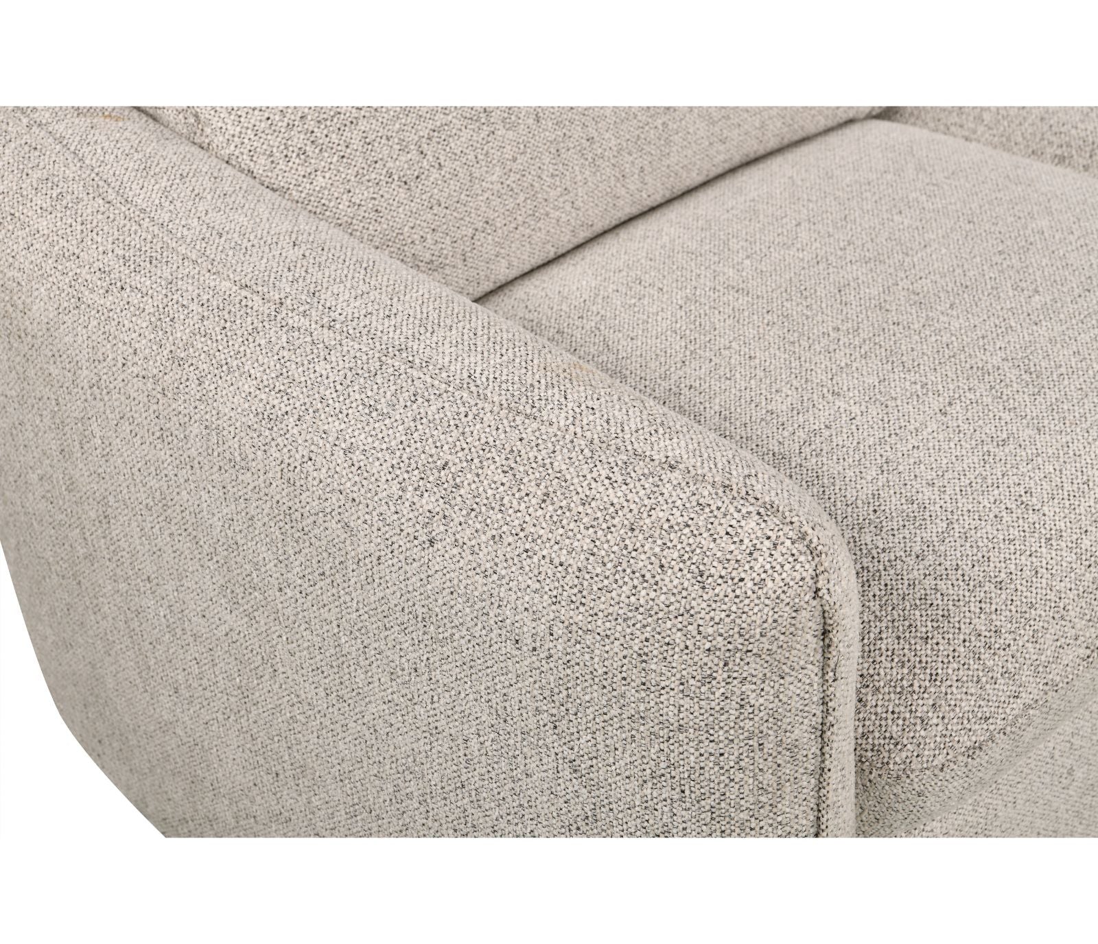 Preston 3 Piece Sectional w/ Pull-Out Sleeper - Pebble Fabric