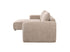 Prime 3 Piece Sectional w/ Pull-Out Sleeper - Mushroom Fabric