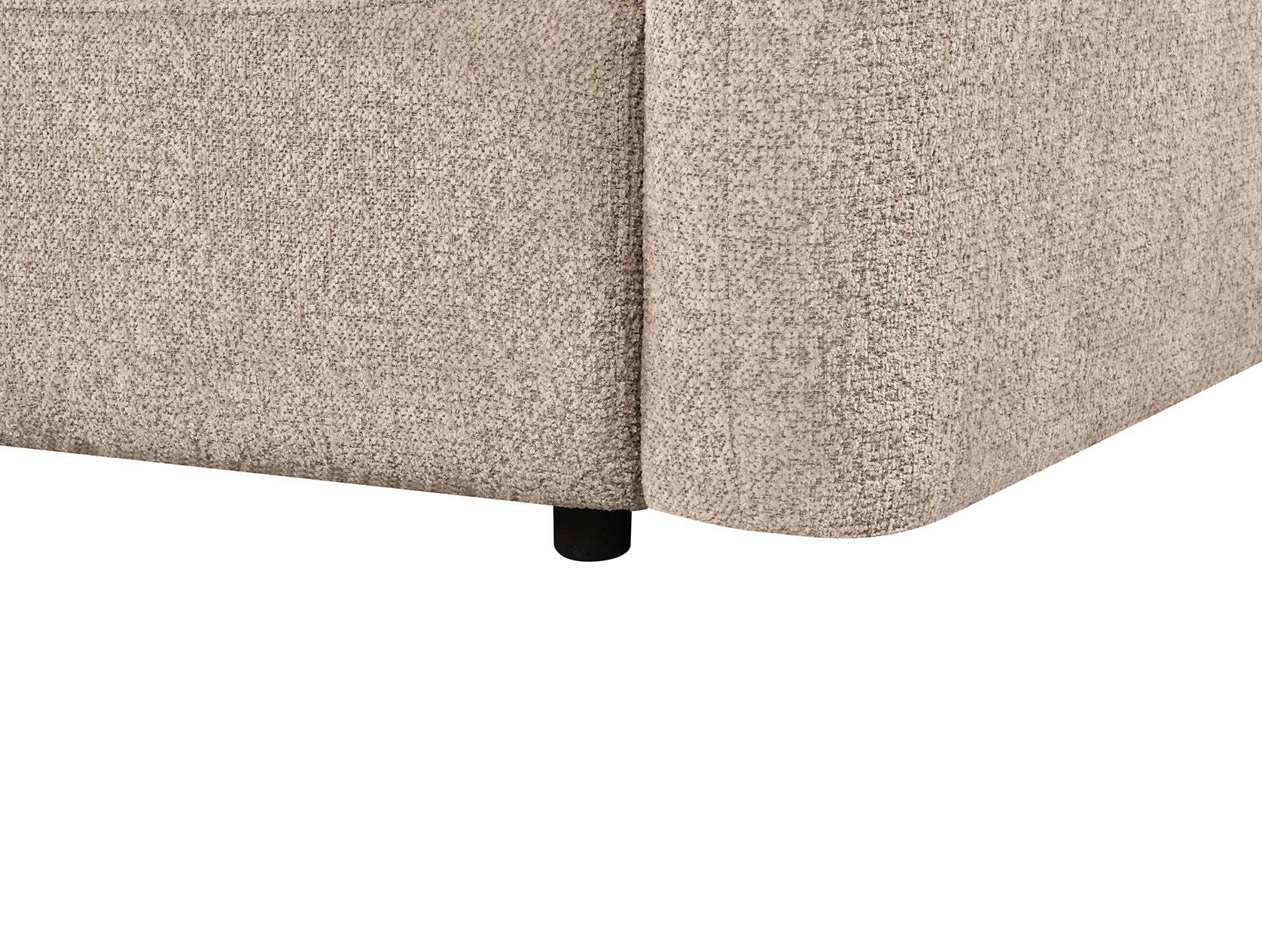 Prime 3 Piece Sectional w/ Pull-Out Sleeper - Mushroom Fabric