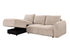 Prime 3 Piece Sectional w/ Pull-Out Sleeper - Mushroom Fabric