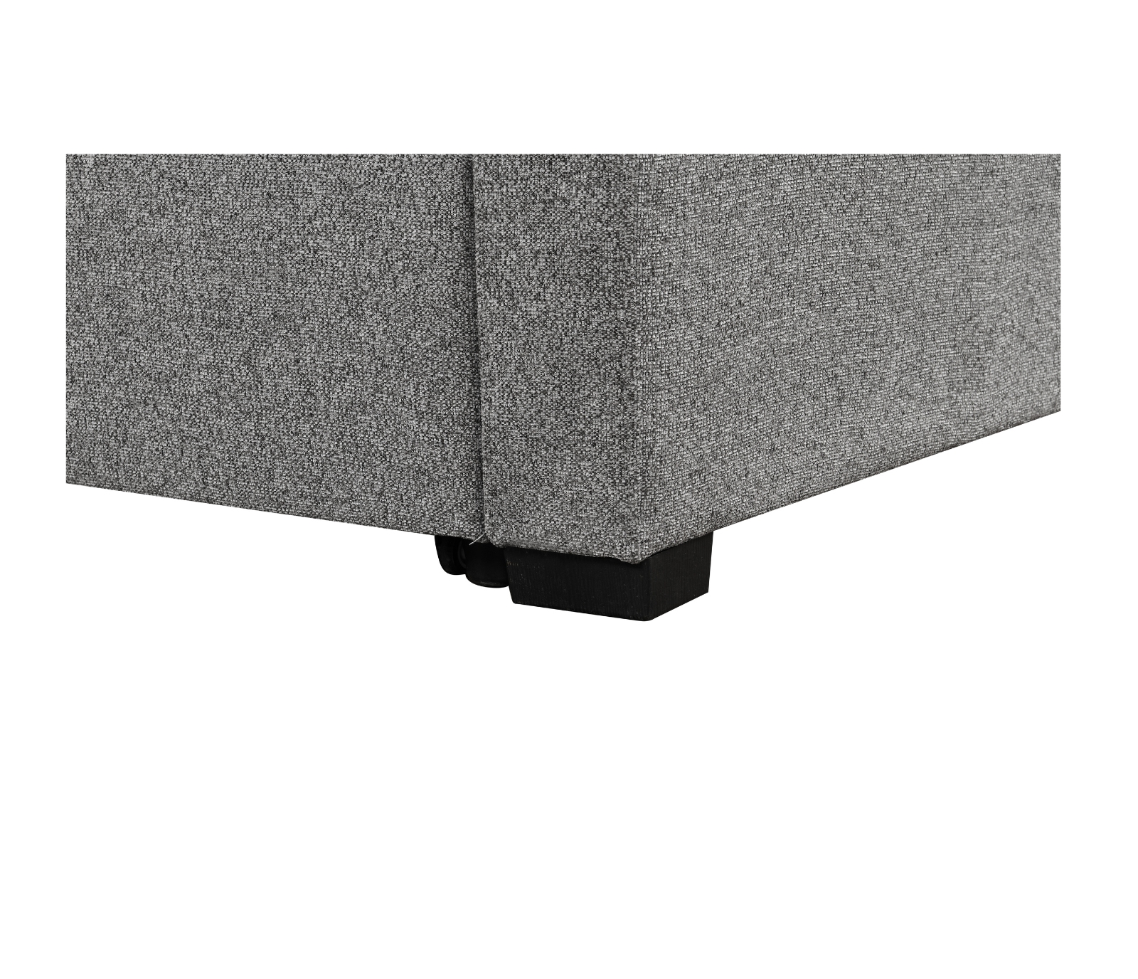 Rhea 2 Piece Sectional w/ Pull-Out Sleeper - Charcoal Fabric