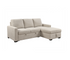 Rhea 2 Piece Sectional w/ Pull-Out Sleeper - Oat Fabric