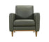 Rialto Chair - Moss Green Leather