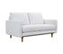 Rialto Loveseat - Cream Fabric