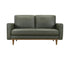 Rialto Loveseat - Moss Green Leather