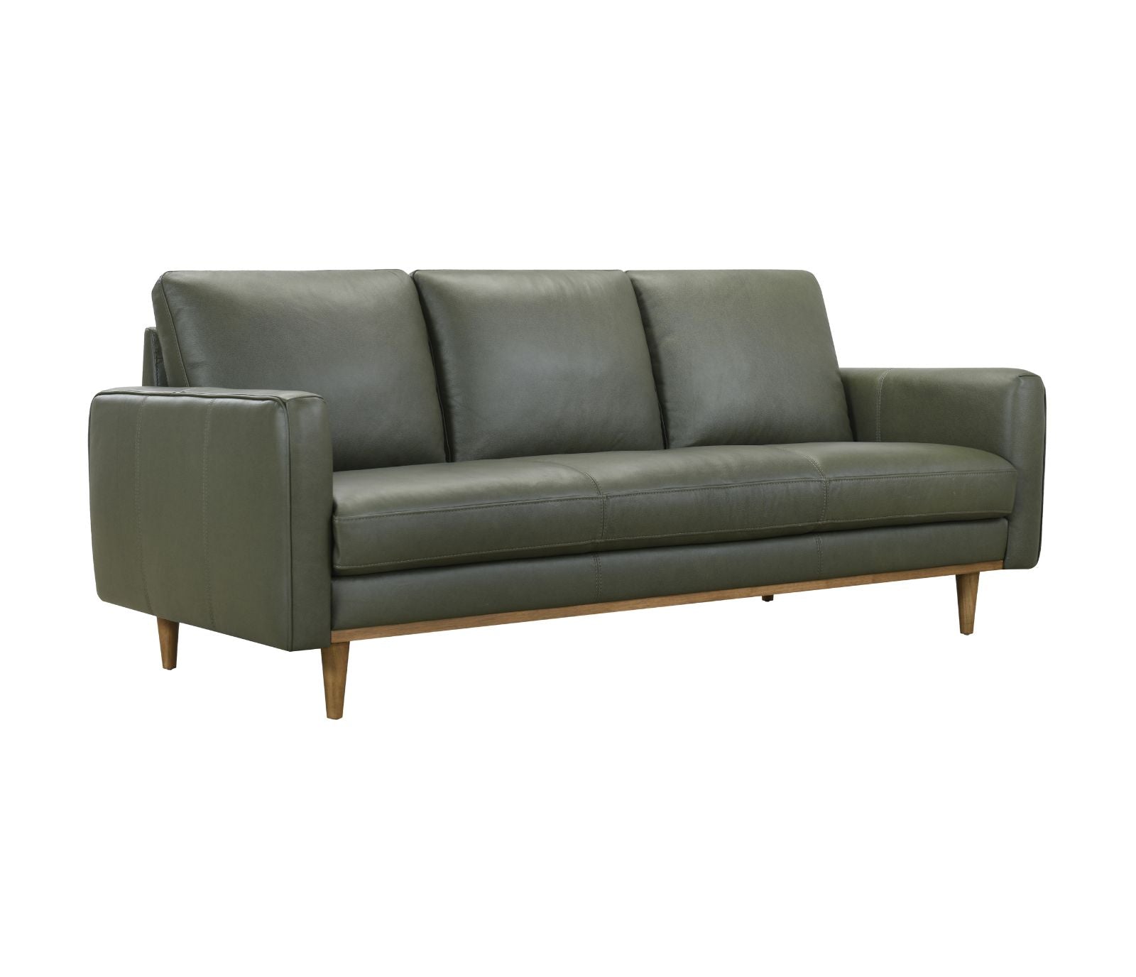 Rialto Sofa - Moss Green Leather