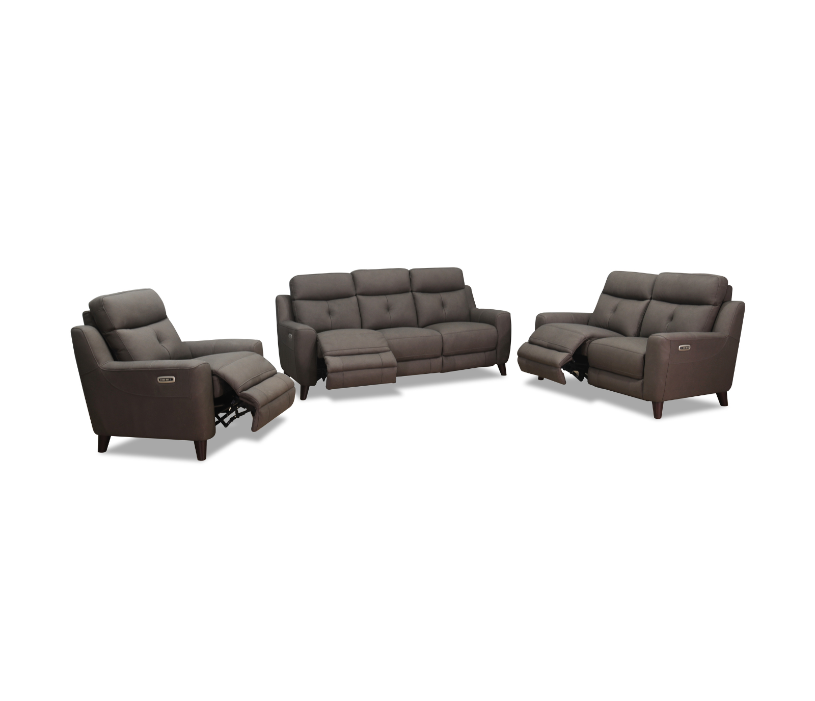 Ritchie Sofa - Power Reclining w/ Power Headrests - Chocolate Leather