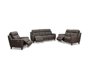 Ritchie Sofa - Power Reclining w/ Power Headrests - Chocolate