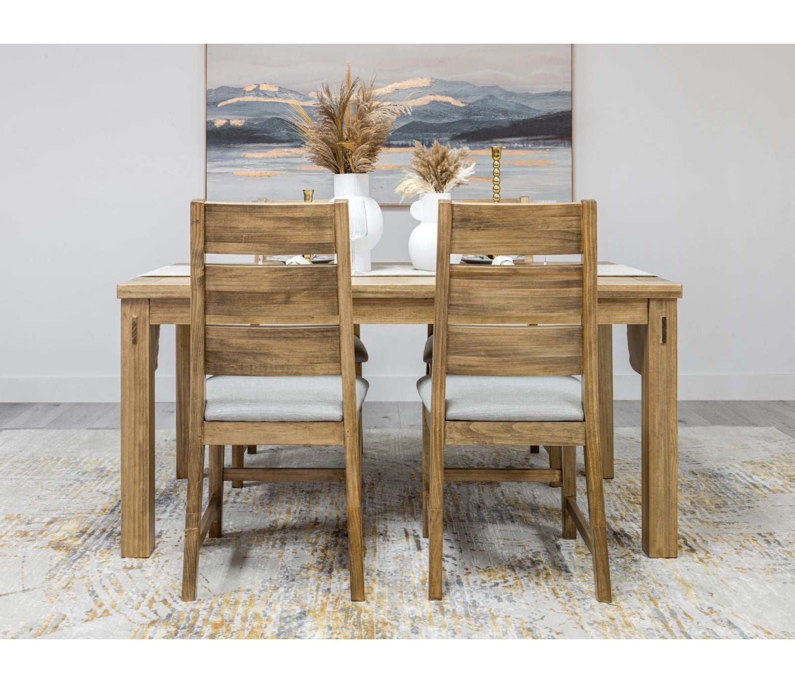 Stella Ladder Back Dining Chair - Natural - Custom