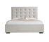 Savoy Upholstered Bed w/ Lift Storage - Beige Fabric