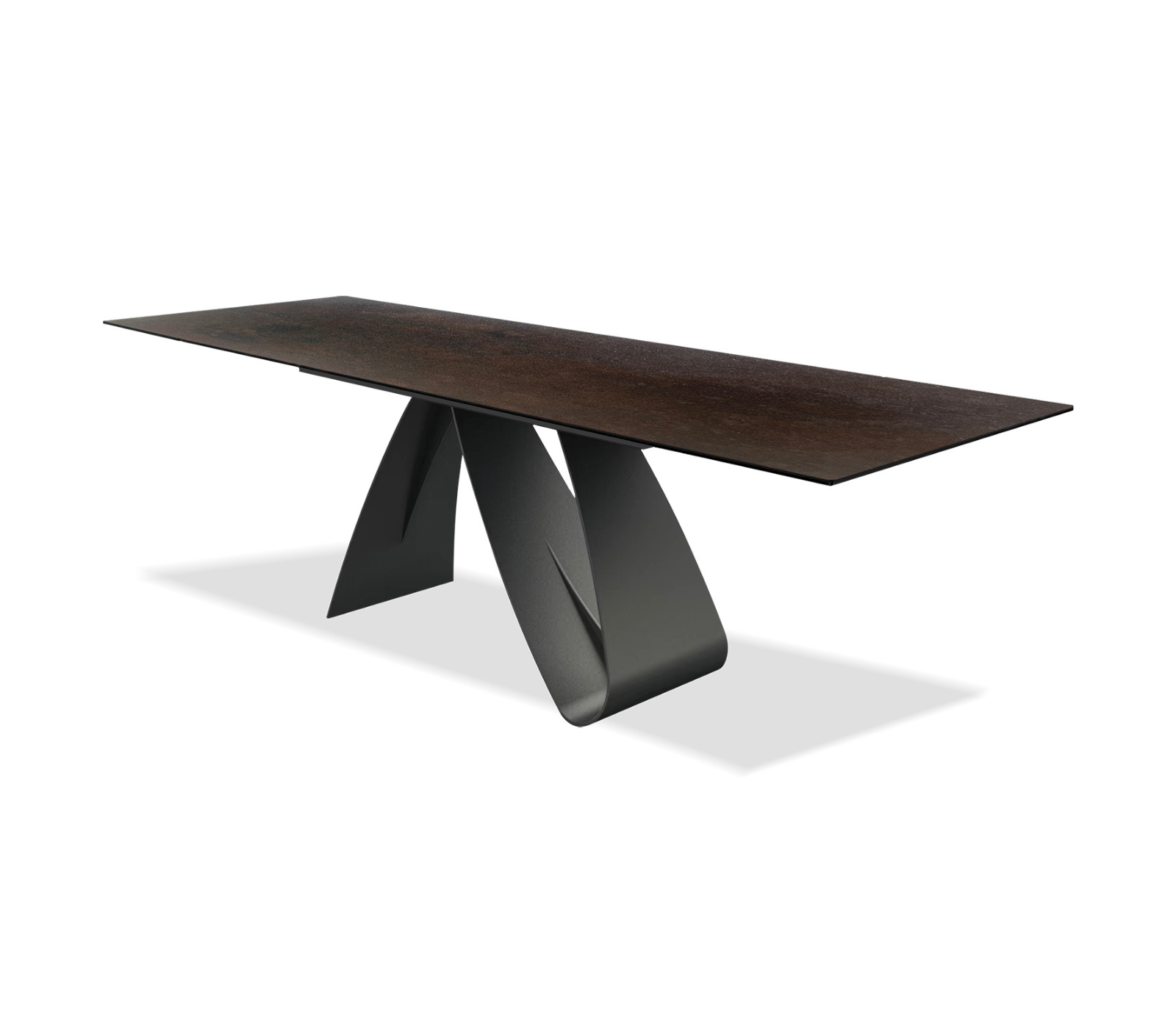 Signature 95" Dining Table - Oxide Brown