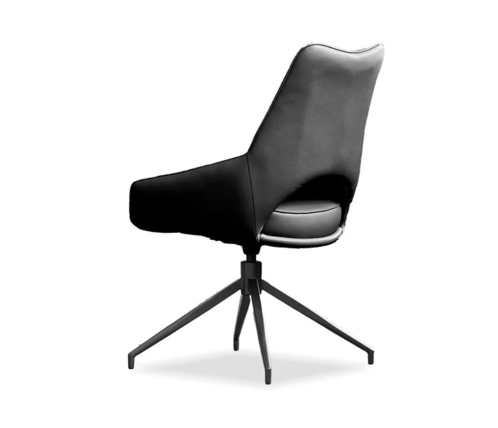 Sofia Swivel Side Chair - Onix Black