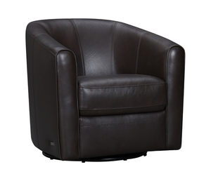Soho Swivel Chair - Black Coffee