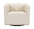 Spectre Swivel Chair - Chalk Leather