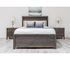 Stella Upholstered Storage Bed w/ LED Lights - Charcoal - Custom