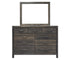 Stella Dresser and Mirror - Charcoal - Custom