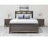 Stella Upholstered Storage Bed w/ LED Lights - Charcoal - Custom