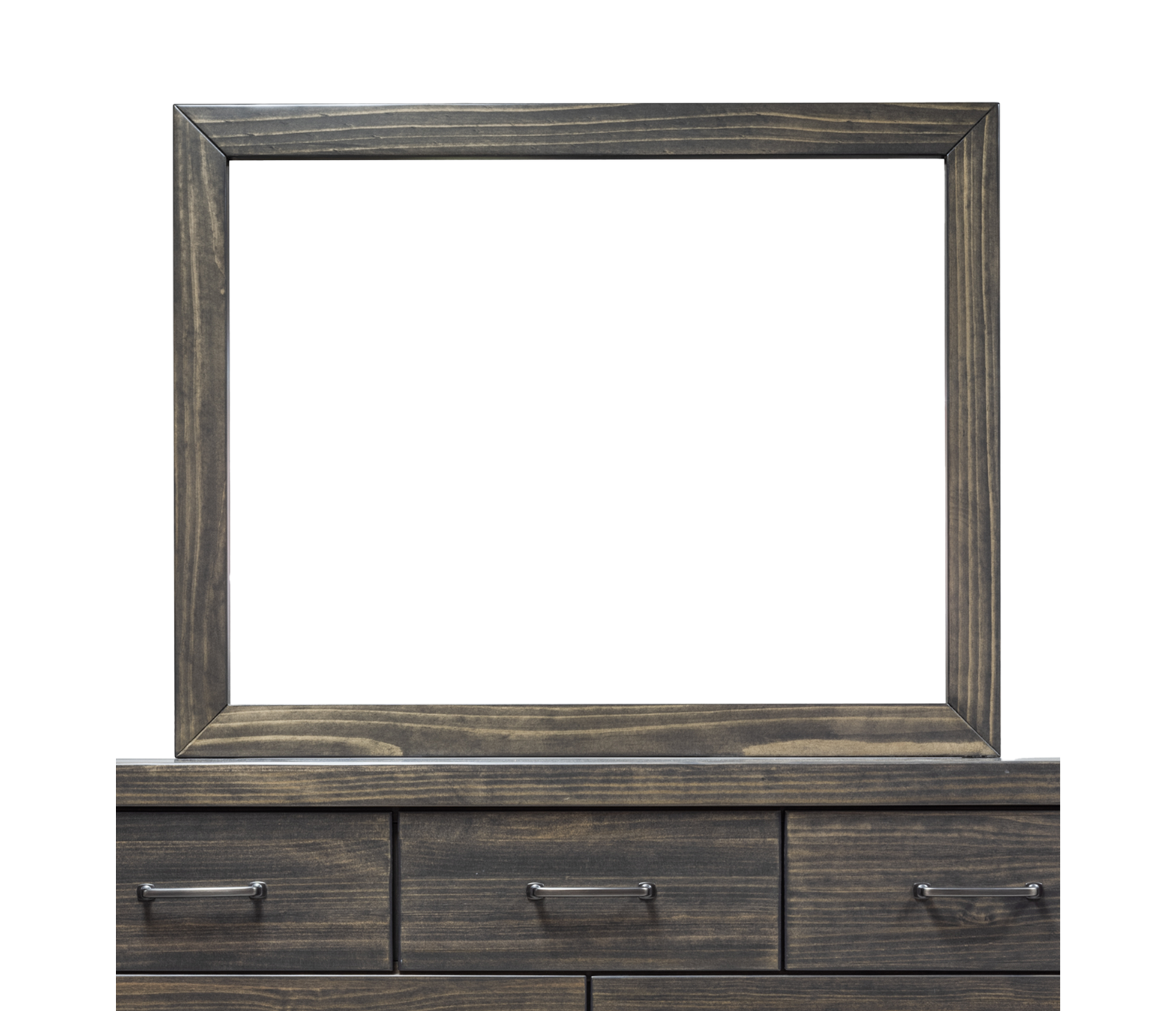 Stella Dresser and Mirror -  Charcoal - Custom