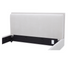 Stratton Upholstered Bed - White Sand Fabric