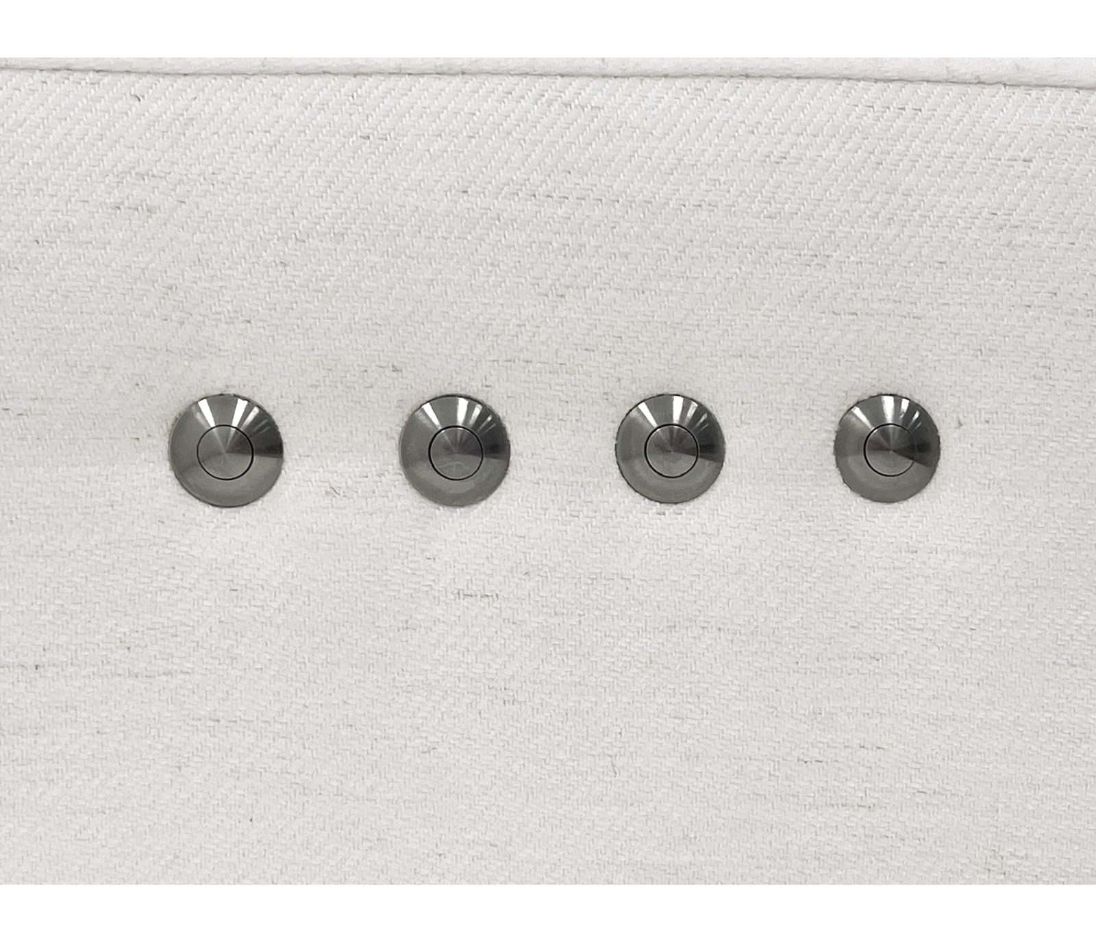 Stratus 2 Piece Sectional - Power Reclining w/ Power Headrest - White Fabric