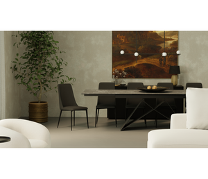 The “W” Dining Table - Black