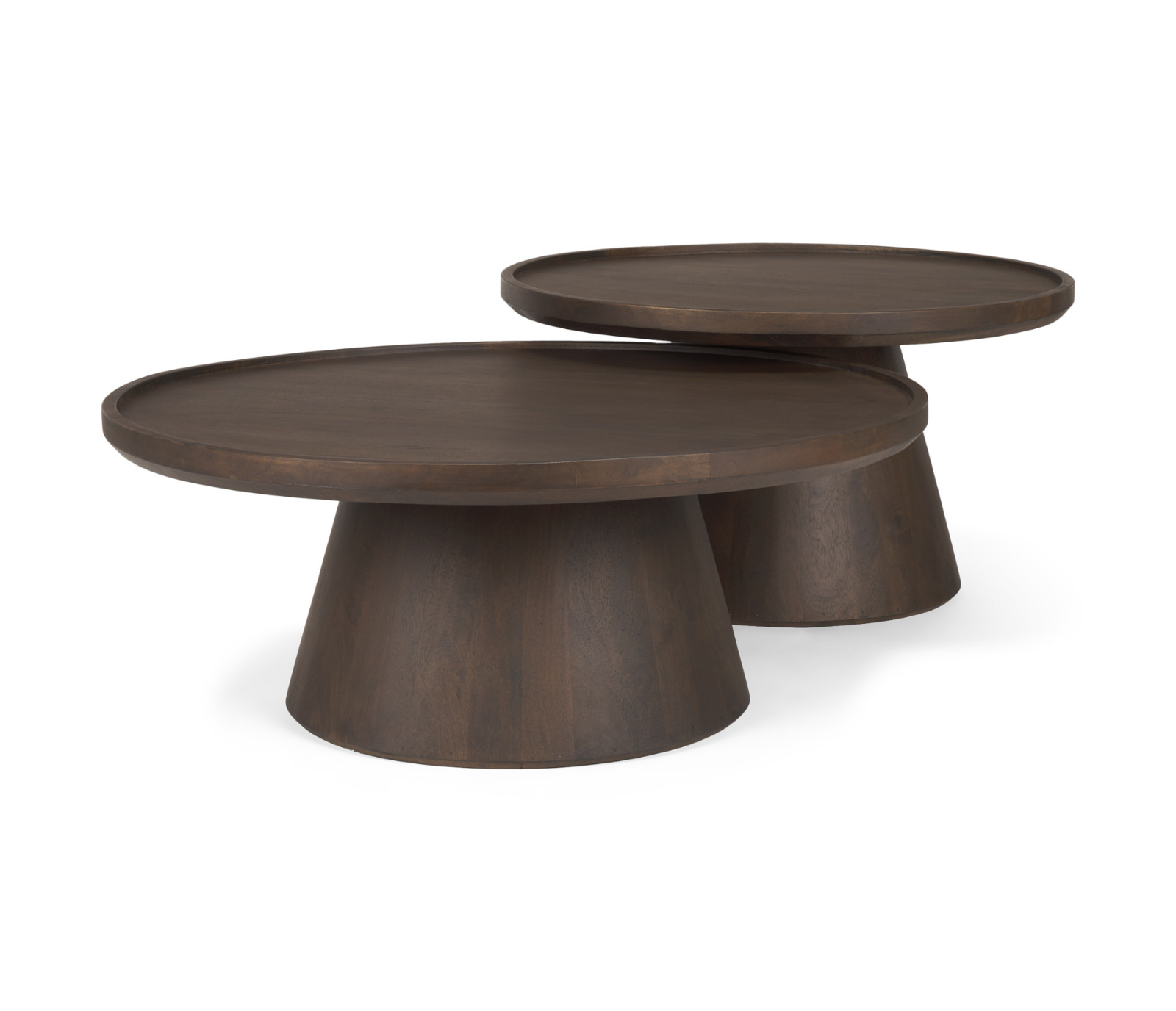 Takoda Nesting Coffee Table - Dark Brown