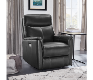 Carson Chair - Power Reclining w/ Power Headrest - Black