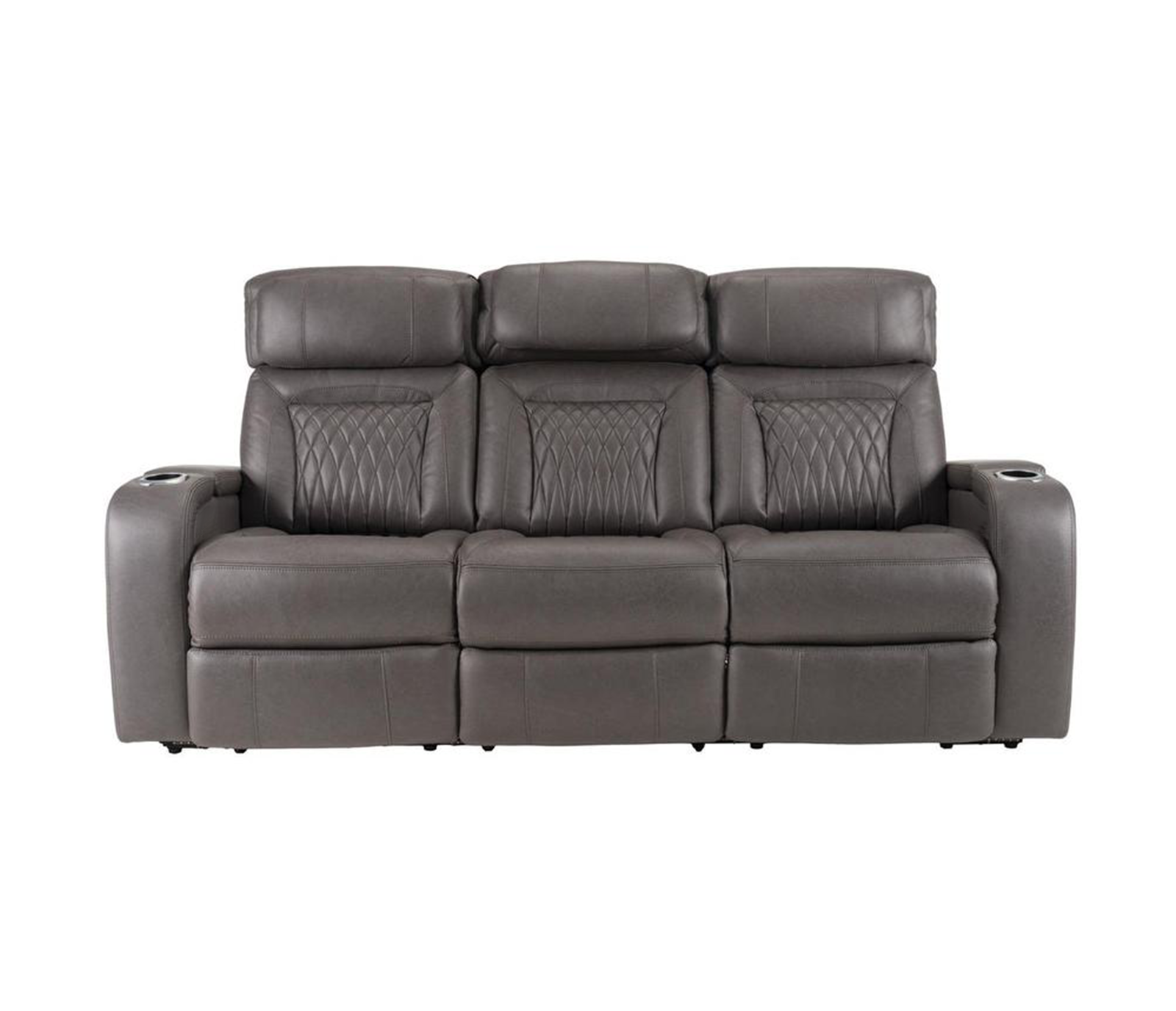 Monza Sofa - Triple Power - Grey Fabric