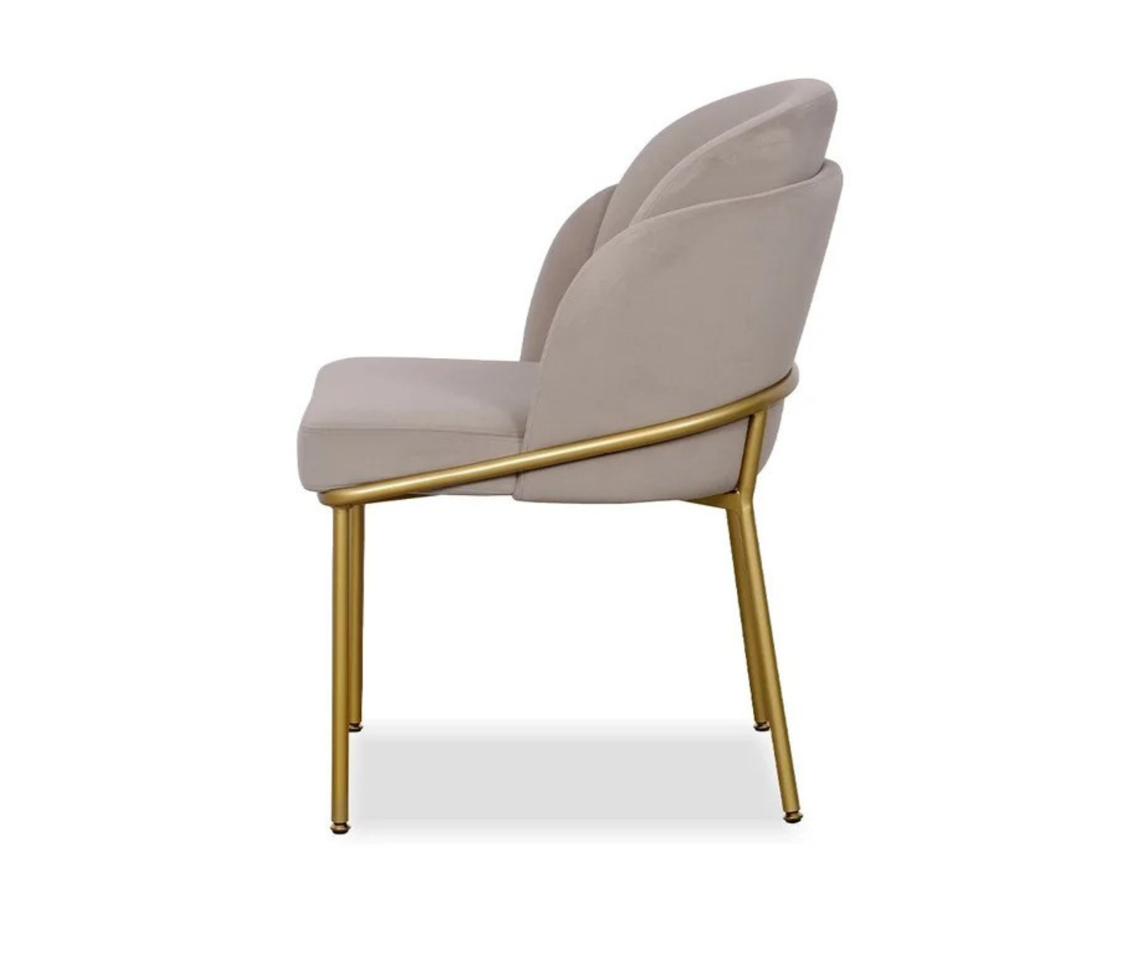 Wallen Dining Chair - Champagne / Gold Base