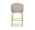 Wallen Counter Stool - Champagne / Gold Base