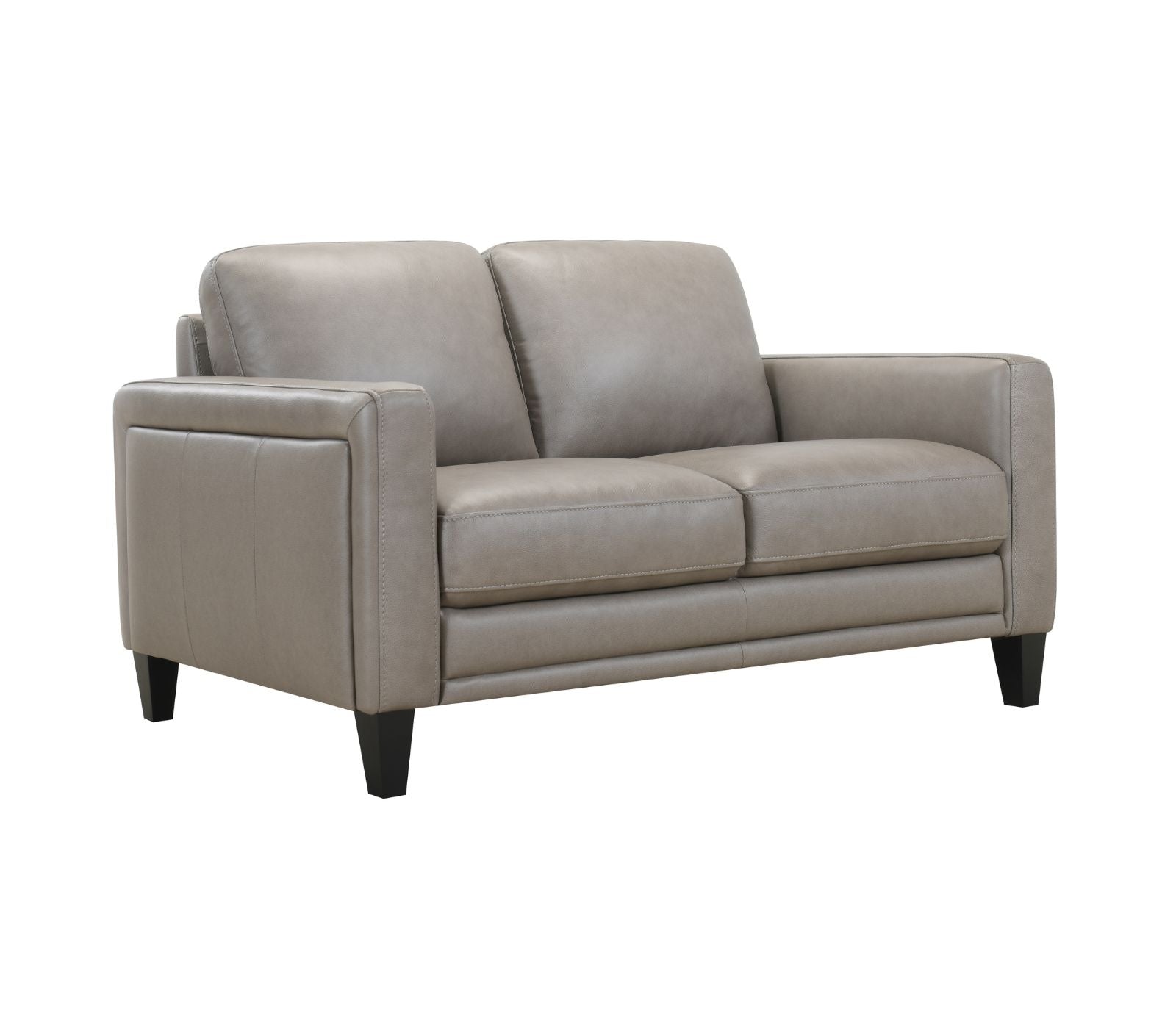 Weston Loveseat - Mushroom Leather