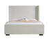 Willow Upholstered Bed w/ Lift Storage - Frosted Oat Fabric