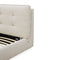 Wynn Upholstered Bed - Oat Fabric