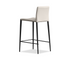 Zade Counter Stool - Taupe Leatherette