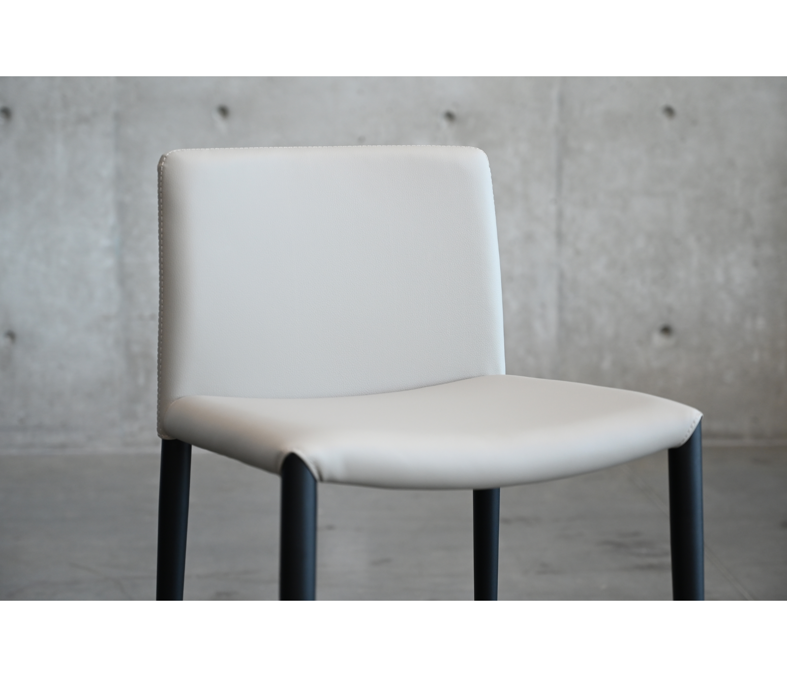 Zade Counter Stool - Taupe Leatherette