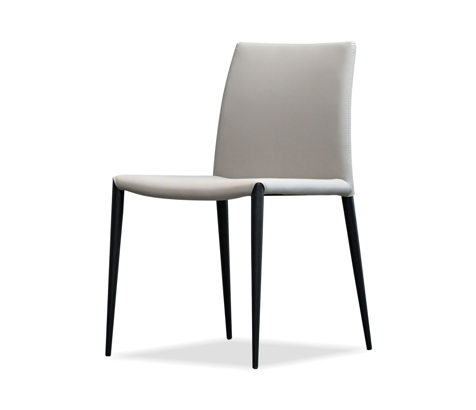 Zade Side Chair - Taupe Leatherette