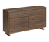 Brisden Dresser & Mirror  w/ LED Lights -  Brown