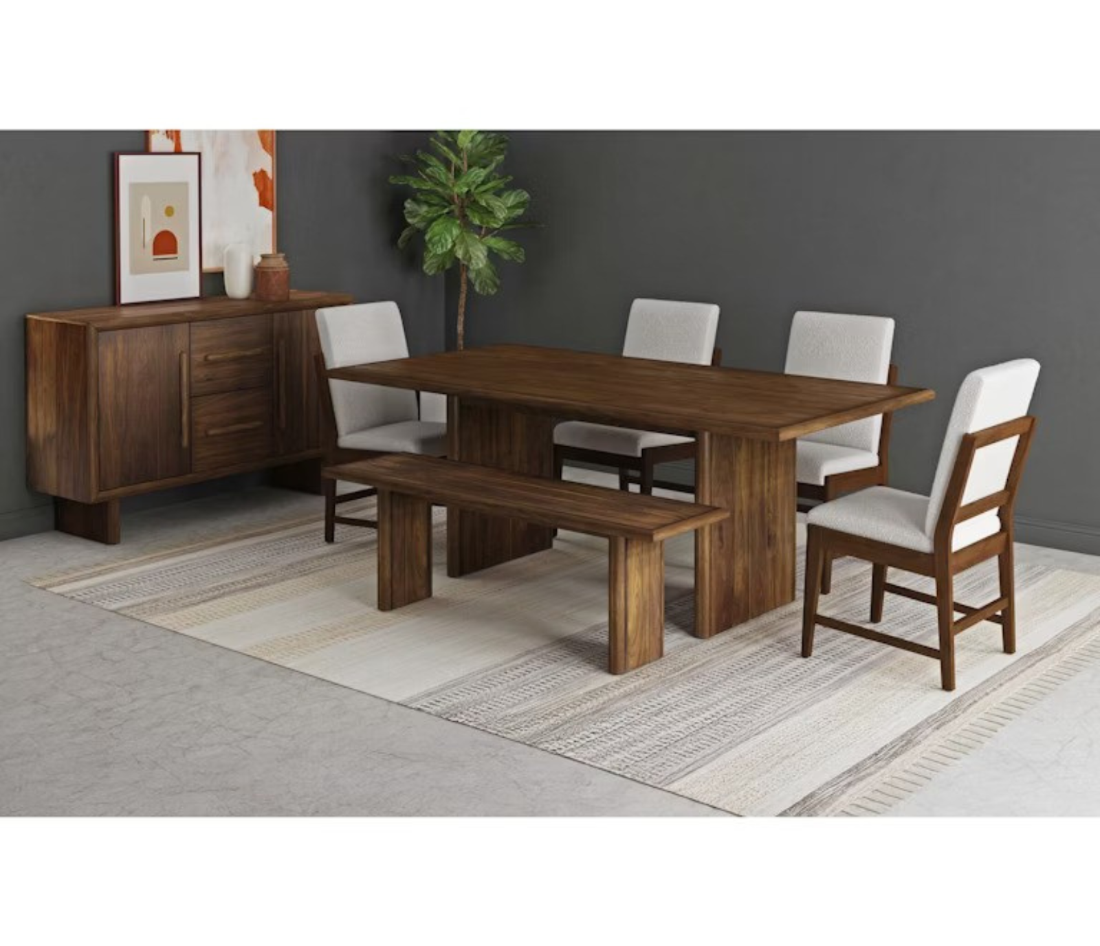 Brisden Dining Table - Brown