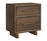 Brisden Nightstand w/ LED Lights -  Brown