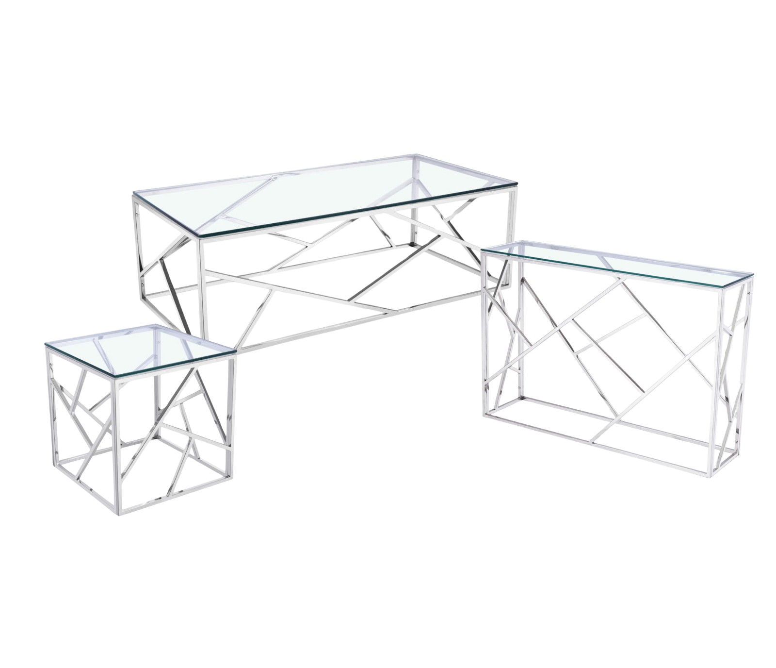 Cartier 3 Piece Set - Silver